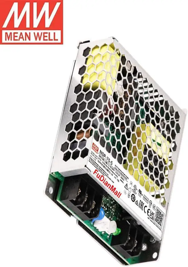 Alt view image 3 of 7 - Mean Well 75W AC/DC High Reliable Multi-Industries Enclosed Type SFX PSU Power Supply 12V 6.3A NSP-75-12