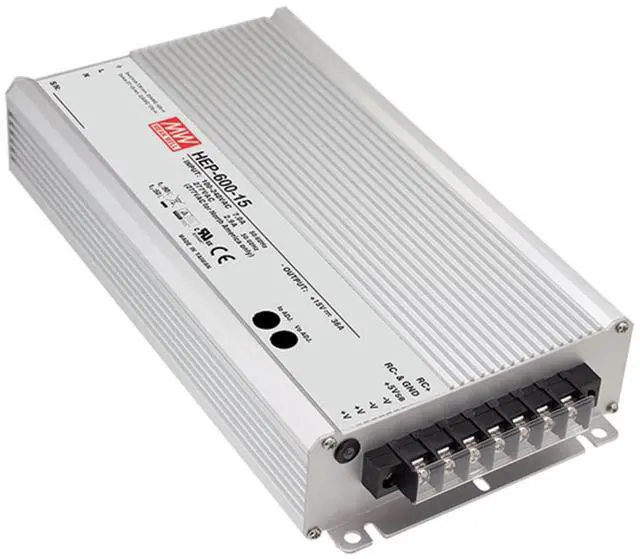Main image of MEAN WELL 60.5 Volt 10.5 Amp 600 Watt AC-to-DC Single Output Battery Charger