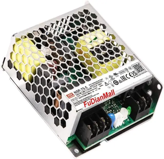 Main image of Mean Well 75W AC/DC High Reliable Multi-Industries Enclosed Type SFX PSU Power Supply 12V 6.3A NSP-75-12