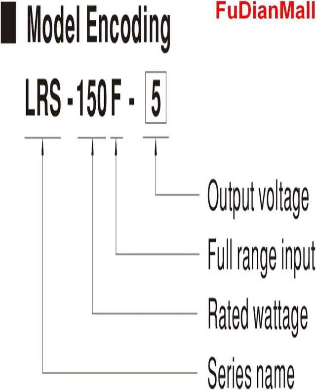 Alt view image 6 of 7 - Mean Well LRS-150F-48 150W Single Output Switching Power Supply 48V 3.3A Enclosed Type Variable DC Power Supply
