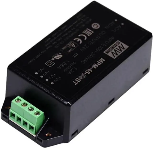 Alt view image 4 of 5 - Mean Well MPM 45W 15V 3.3A Switching Power Supply AC Single Output MPM-45-15ST Medical Terminal Block Wiring Type Power Supply Driver Converter Transformer