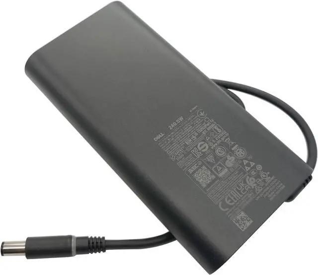 Alt view image 3 of 7 - Dell GaN Laptop Charger 240W Watt Barrel 7.4mm tip AC Power Adapter - Precision 7670 7680 7770 7780,Alienware M15 R7,X16,X17 R2,X15 R2,M17 R5