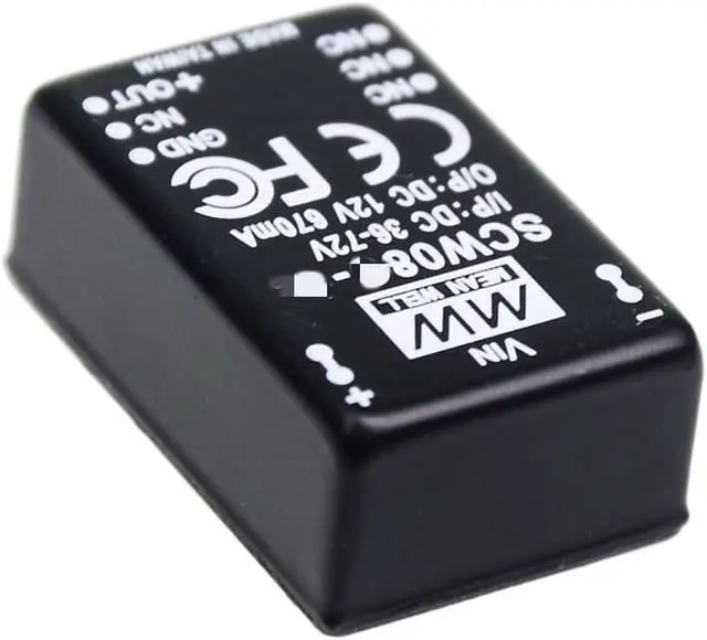 Alt view image 4 of 5 - Mean Well SCW 8W 5V 320-1600mA Power Supply Converter SCW08B-05 DC/DC