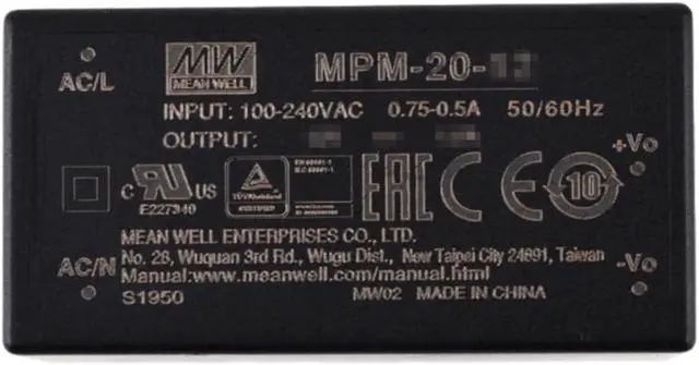 Alt view image 3 of 5 - Mean Well MPM 30W 3.3V 6A Switching Power Supply AC Single Output MPM-30-3.3