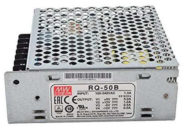 Main image of Original Mean Well 45W 5V 12V -5V -12V AC to DC Quad Output Switching Power Supply 5V/5A 12V/1A -5V/0.5A -12V/0.5A SMPS Enclosed Type Power Supply Unit Transformer Input 88-264VAC