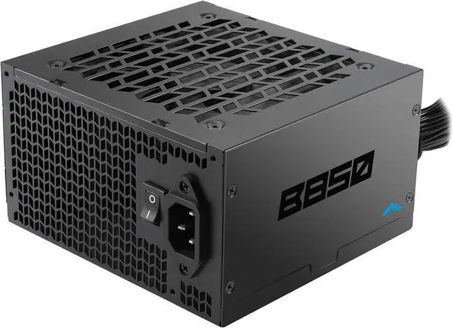 Main image of SAMA B850 850W ATX Power Supply, 80 Plus Bronze Certified, Cybenetics Rated, ATX 3.1 & PCIe 5.1 Ready, 12V-2x6 (450W) Native Connector, 120mm Silent Fan, Non-Modular Gaming PC PSU, 3-Year Warranty
