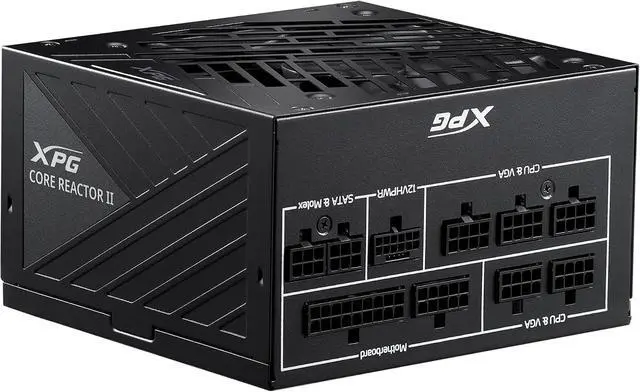 Alt view image 4 of 7 - Adata XPG Core Reactor II Power Supply - 750W, 80 Plus, Gold, Active PCF, Full Modular, W/Cable