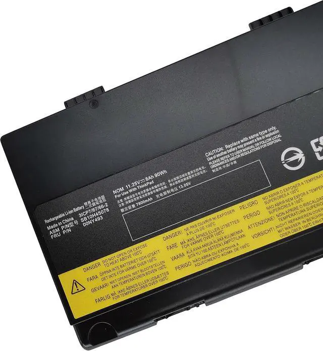 Alt view image 2 of 6 - 77+ 11.25V 90Wh 01AV477 00NY493 Laptop Battery for Lenovo Thinkpad P50 P51 P52 00NY490 00NY491 00NY492 01AV495 01AV496 SB10K97634