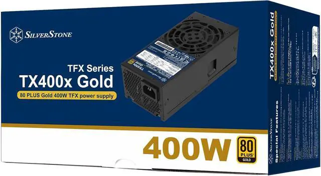 Alt view image 7 of 7 - Silverstone Technology TX400x Gold 80 Plus Gold 400W TFX Power Supply, SST-TX400-GF