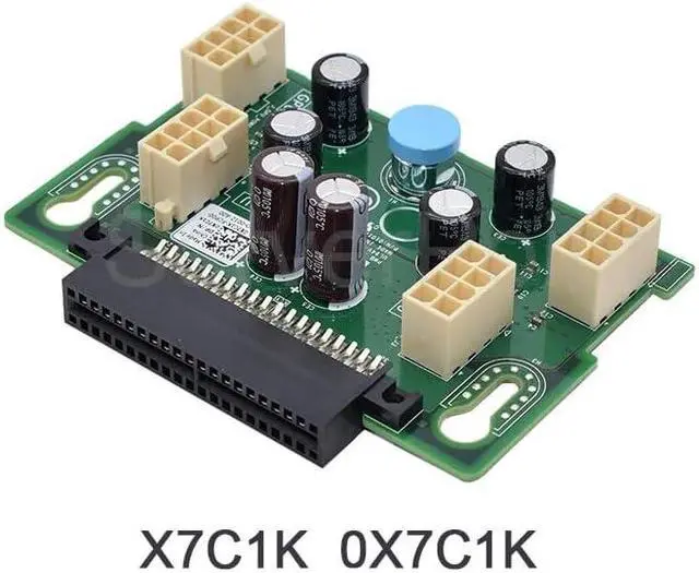 Alt view image 3 of 3 - Well Tested X7C1K GPU Power Supply Module Expansion Board with Cable DRXPD for Poweredge T630 T640