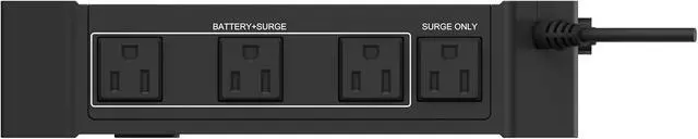 Alt view image 2 of 6 - Vertiv Liebert PowerUPS 100 Lithium Ion UPS, PUL-350LVT, 350VA/210W 120V Standby Power, 4 Outlets, Battery Backup with Surge Protection, Energy Star Certified, 5 Year Warranty, Wall Mountable