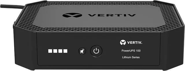 Alt view image 5 of 6 - Vertiv Liebert PowerUPS 100 Lithium Ion UPS, PUL-350LVT, 350VA/210W 120V Standby Power, 4 Outlets, Battery Backup with Surge Protection, Energy Star Certified, 5 Year Warranty, Wall Mountable
