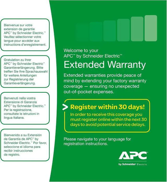 Alt view image 2 of 3 - APC by Schneider Electric WBEXTWAR3YR-SP-04 3 Year Extended Warranty
