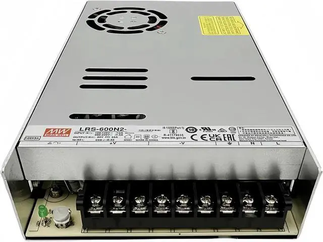 Alt view image 2 of 7 - Mean Well Genuine 600W LRS-600N2-24 Single Output Switching High Peak Power Supply 24V 25A
