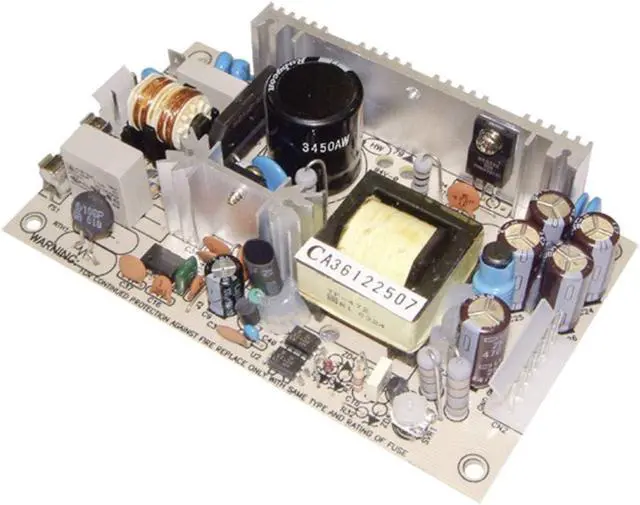 Main image of AC to DC Power Supply Open Frame Triple Output 5 Volt 12 Volt 12 Volt 5 Amp 2.5 Amp 0.5 Amp 42.6 Watt