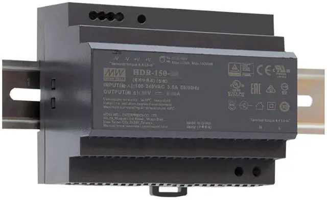Main image of MEAN WELL 12V 10.2A (10200mA) 122W Ultra Slim Step-Shape 6SU DIN Rail Power Supply