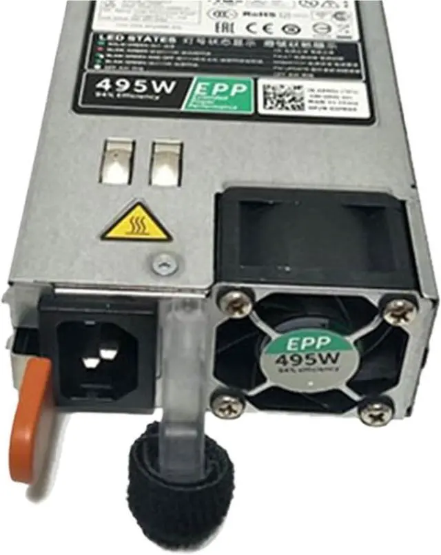 Alt view image 3 of 4 - 1pc 495W for R730 R530 R630 495 Watt Server Power Supply Switch PSU Power Supply D495E-S1 N24MJ CN-0N24MJ D495E-S0