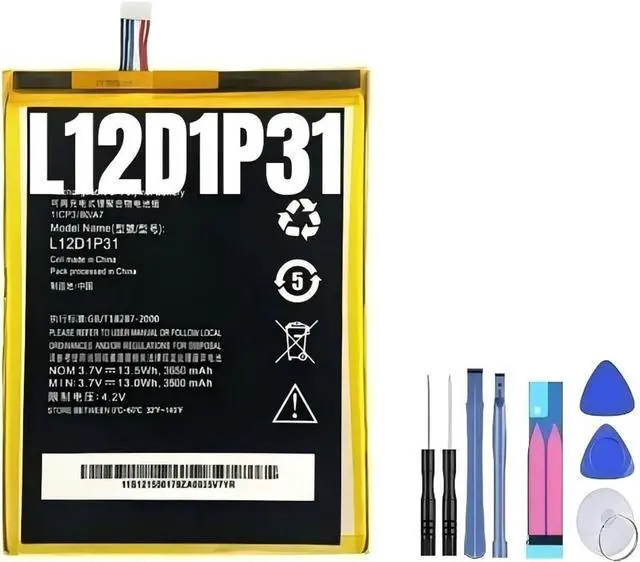 Main image of L12D1P31 Laptop Battery,Compatible for Lenovo A1000/A3000-H/A5000E/A1010-T/A3300/A1010 Tablet Battery Replacement Bateria Grade A Cell.