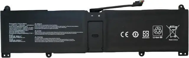 Alt view image 2 of 7 - 15.4V 4680mAh/72Wh BTY-M4A Laptop Battery Compatible with MSI Stealth 14 Studio A13VF A12MT A13MT A13VG A1VGG Series