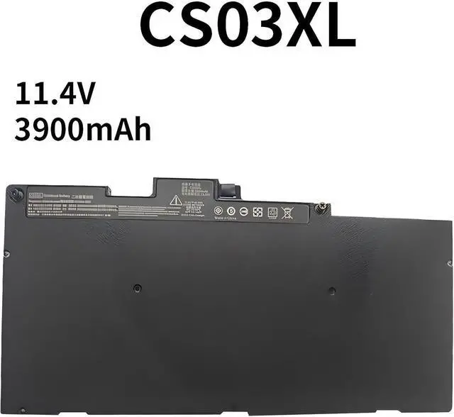 Alt view image 3 of 6 - 11.4V 46.5Wh CS03XL Battery,Compatible for HP Elitebook 745 755 840 848 850 G3 G4, ZBook 15u G3 G4 TA03.(TA03)