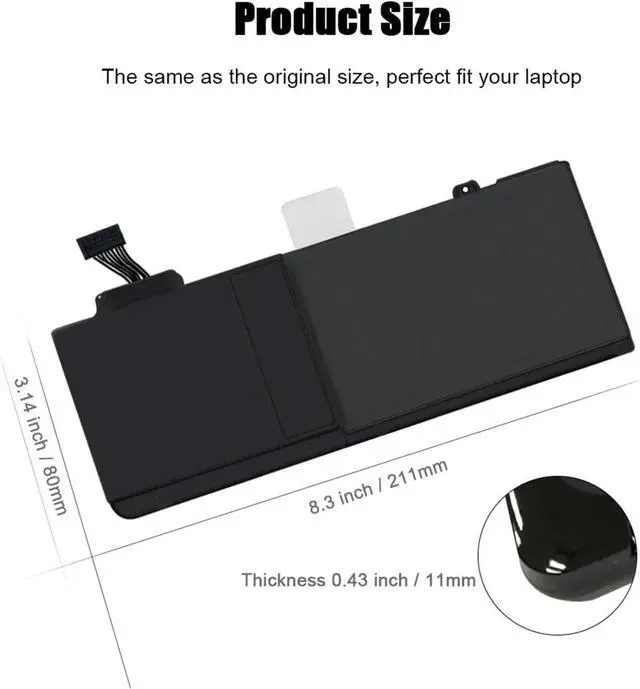 Alt view image 5 of 6 - BeNtli A1322 A1493 A1713 A1819 A1417 A1618 A1321 BatteryCompatible for MacBook Pro 13" A1278 A1502 A1708 A1706 15" A1286 A1398 A1707(A1706(Late 2016))