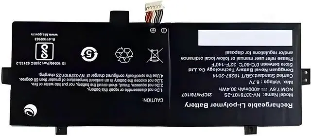 Main image of NV-3378107-2S PL3378107P*2S Laptop Battery,Compatible for Vinga Twizzle J116 4000mAh WTL-3378107-2S 7.4/7.6V.(NV-3378107-2S)