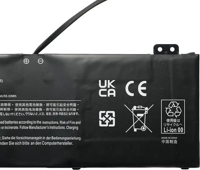 Alt view image 6 of 7 - 15.4V 57.48Wh 3733mAh AP21D8M 4ICP4/70/88 Laptop Battery Compatible with Acer Nitro 5/16 AN16-51/V 15/5 AN515-58 AN515-46 AN515-47 ANV15-51