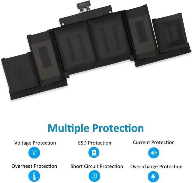 Alt view image 4 of 7 - 11.36V 99.5Wh A1618 Battery,Compatible for MacBook Pro 15" Retina A1398 2015 Year 020-00079 MJLQ2LL/A MJLT2LL/A with Tools