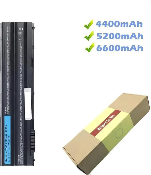 Alt view image 2 of 4 - Laptop Battery,Compatible for Latitude E5420 E5420m E5430 E5520 E5520m E5530 E6120 E6420 E6430 E6520 E6530 T54FJ 8858X 8P3YX P8TC7