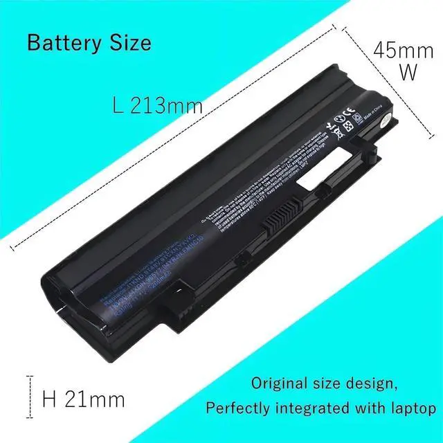 Alt view image 4 of 5 - Laptop Battery,Compatible for Inspiron N5020 N5030 N5040 N5050 N4010 N5010 N5110 N7010 N7110,Compatible for Vostro 1450 3450 3550 3750 J1KND