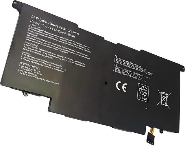 Alt view image 6 of 7 - C21-UX31 C22-UX31 C23-UX31 Laptop Battery,Compatible for Asus Zenbook UX31A UX31E UX31 UX31A-R4004H UX31E-DH72 UX31KI3517A Ultrabook.