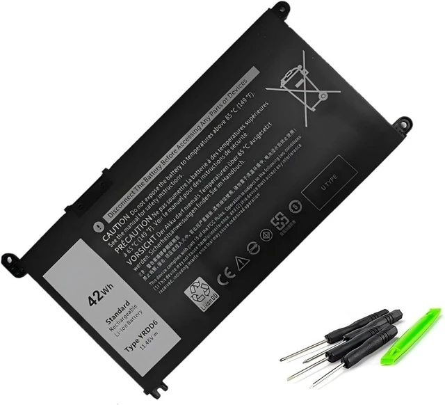 Main image of YRDD6 1VX1H Laptop Battery,Compatible for Inspiron 5482 5485 5491 3310 2-in-1 3493 3593 3793 5493 5585 5593 5480 5590 3584 Vostro 3491