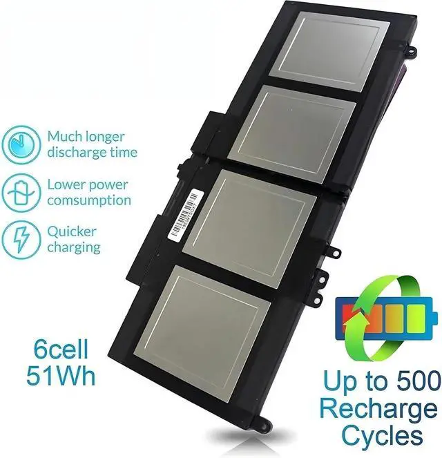 Alt view image 6 of 6 - G5M10 E5550 E5450 E5250 Battery,Compatible for Latitude E5550 E5450 E5250 5550 5450 5250 3150 3160 8V5GX R9XM9 1KY05 08V5GX.