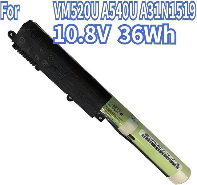 Alt view image 3 of 6 - A31N1519 Laptop Battery,Compatible for ASUS VM520U A540U F540U R540U D540Y X540 X540S X540L X540LJ X540LA X540SA X540SC X540YA 10.8V 36Wh.