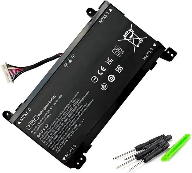 Main image of FM08 Laptop Battery,Compatible for HP OMEN,17-an013TX 17-an014TX TPN-Q195 HSTNN-LB8B TPN-Q195 922976-855 922752-421 922976-855 922977-855(FM08 16 Cables)