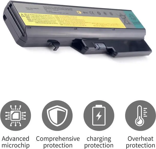 Alt view image 3 of 7 - L09S6Y02 Laptop Battery,Compatible for Lenovo IdeaPad G460 G470 G570 G560 V360 V370 V470 Z370 Z460 Z465 Z570 B470 B570 E47A E47G K47A.