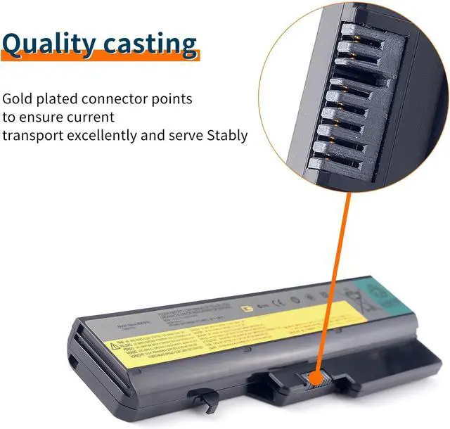 Alt view image 5 of 7 - L09S6Y02 Laptop Battery,Compatible for Lenovo IdeaPad G460 G470 G570 G560 V360 V370 V470 Z370 Z460 Z465 Z570 B470 B570 E47A E47G K47A.