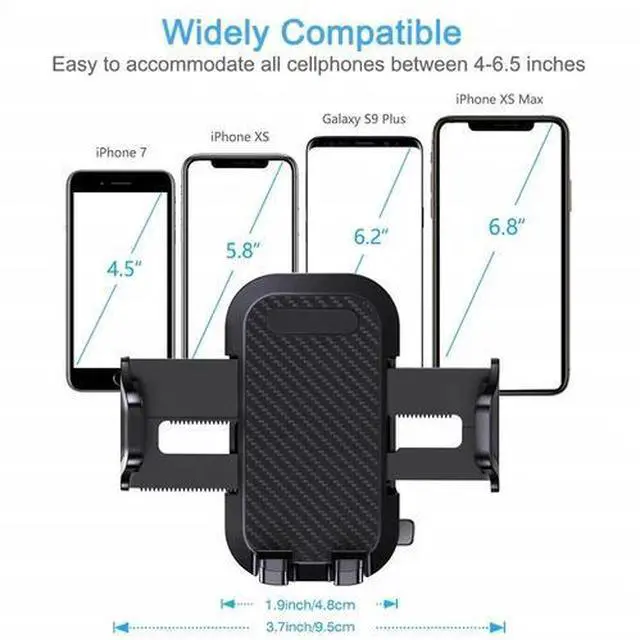Alt view image 4 of 6 - 360° Universal Mount Holder Car Stand Windshield For Mobile Cell Phone GPS