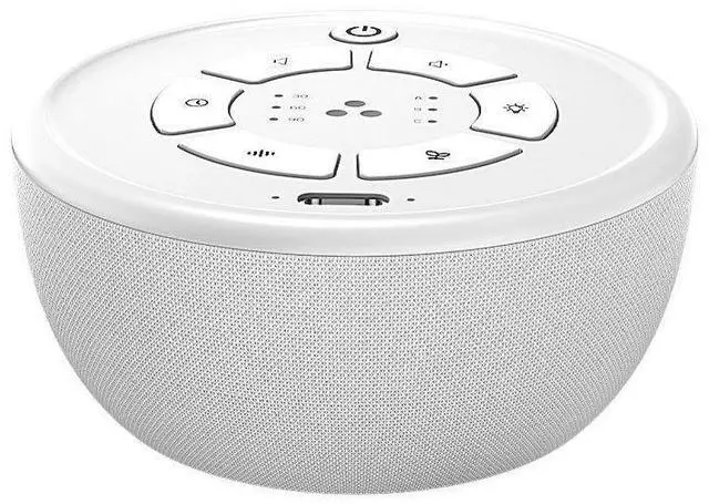 Alt view image 6 of 7 - Portable White Noise Sound Machine, 4-7-8 Guided Visual Meditation Breathing Light, 9 Soothing Sounds, Rechargeable Sound Machine for Sleep, Anxiety Relief, Travel, Gifts, Adults