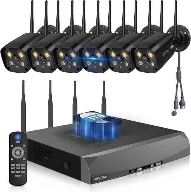 Main image of Wireless Security Camera System, Outdoor WiFi Surveillance System
