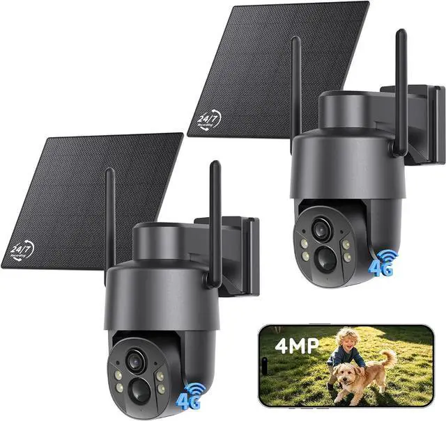 Main image of Tical 4G LTE Cellular Security Camera 24/7 Recording, 4MP, Solar Powered