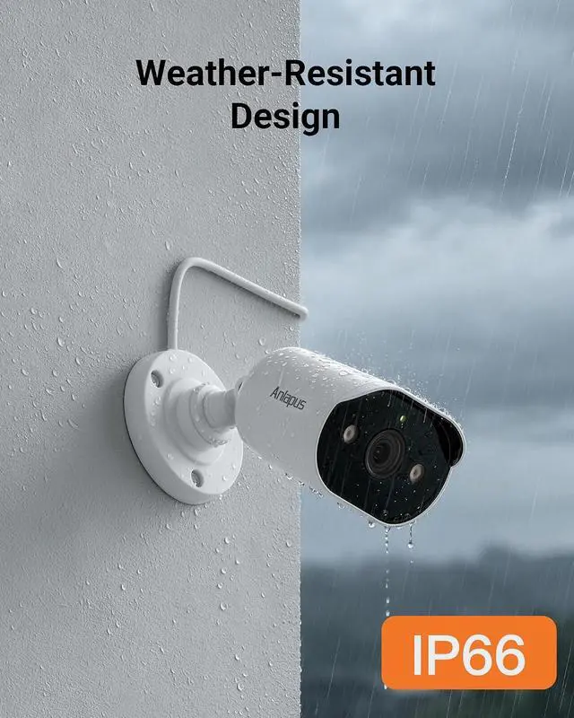 Alt view image 6 of 7 - Anlapus 8CH 5MP PoE Security Camera System, 4 Pack 3MP PoE IP Camera for Home Security Outdoor, Color Night Vision, Person/Vehicle Detection, Spotlight, 5MP 8CH NVR with 500GB HDD for 24/7 Recording