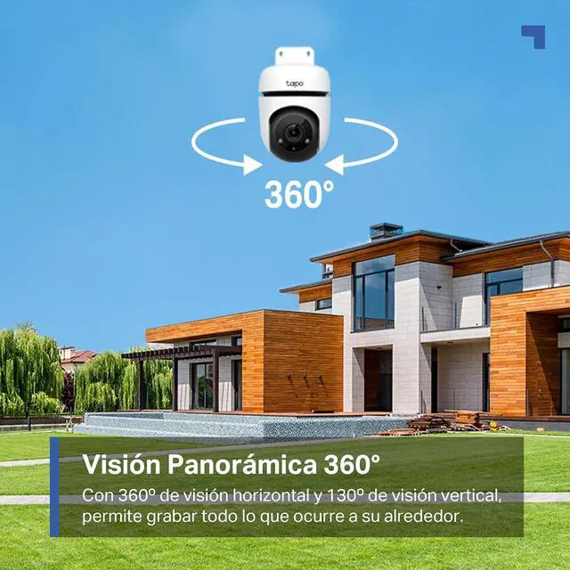 Alt view image 6 of 7 - Tapo TP-Link Outdoor Security Camera (Wired)