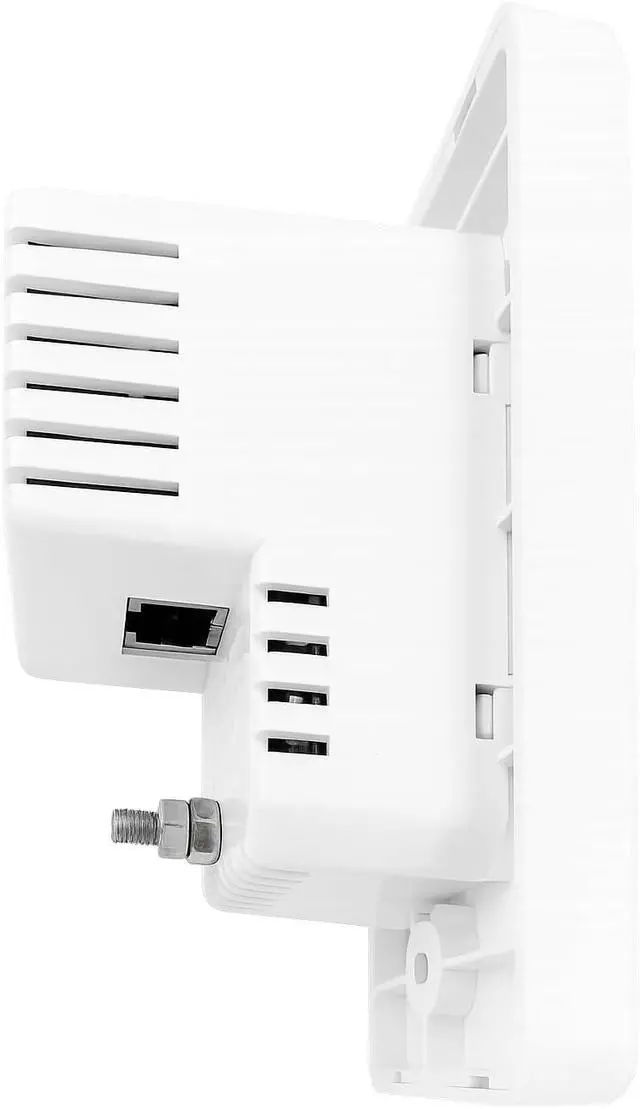 Alt view image 7 of 7 - Active PoE-Jack 4 Port in-Wall Gigabit PoE Ethernet Extender Switch Plate, IEEE 802.3bt Uplink, Passes VLAN, Extends Ethernet, Cameras, POS, WiFi AP, VoIP & More.1 Rear Port & 4 Ports Out the Front.