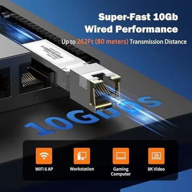 Alt view image 6 of 7 - Real HD 8 Port 2.5G Managed Ethernet Network Switch, 1 x 10G SFP+ Port