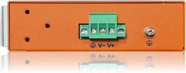 Alt view image 6 of 7 - Henrich 8 x100Mbps Copper Port Din-Rail Switch, Supported by the US Team