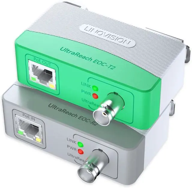 Alt view image 7 of 7 - Industrial 8-Port Full Gigabit PoE++ Switch Witch UltraReach EOC2