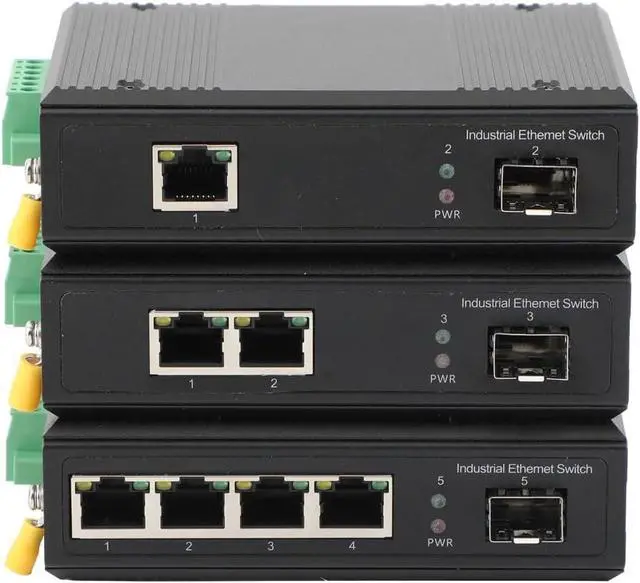 Alt view image 5 of 7 - 1PCS Transceiver Fiber Optic Switch Industrial Network