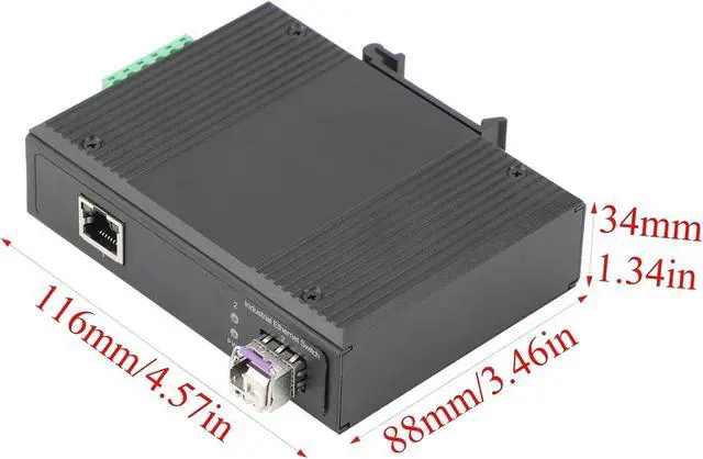 Alt view image 7 of 7 - 1PCS Transceiver Fiber Optic Switch Industrial Network
