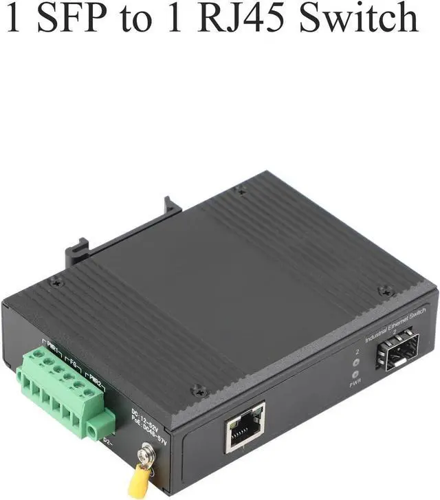 Alt view image 6 of 7 - 1PCS Transceiver Fiber Optic Switch Industrial Network